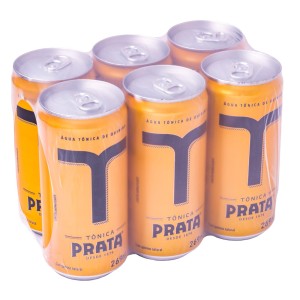 Água Tônica Prata Lata 269 ml com 6 unidades