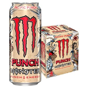 Energético Monster Juice Pacific Punch Lata 473ml com 6 unidades