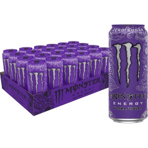 Energético Monster Ultra Violet Lata 473ml com 6 unidades