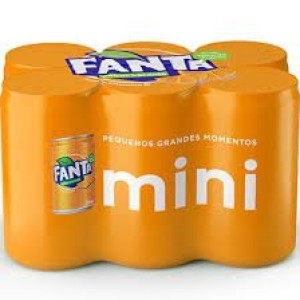 Refrigerante Fanta Laranja Lata 220ml Pack 6x1