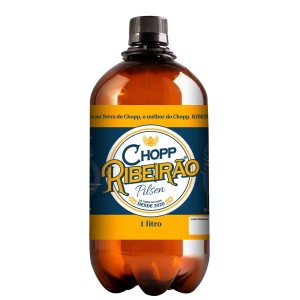 Chopp Ribeirão Pilsen 1L - 6 Unidades