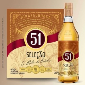 Cachaça 51 Seleção 965ml