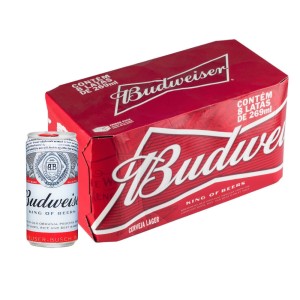 CERVEJA BUDWEISER LATA 269ML 8X1