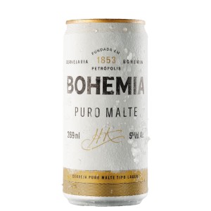 Cerveja Bohemia Lata 269 ml