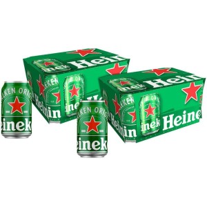 Cerveja Heineken Gelada Lata 269 ml com 8 unidades